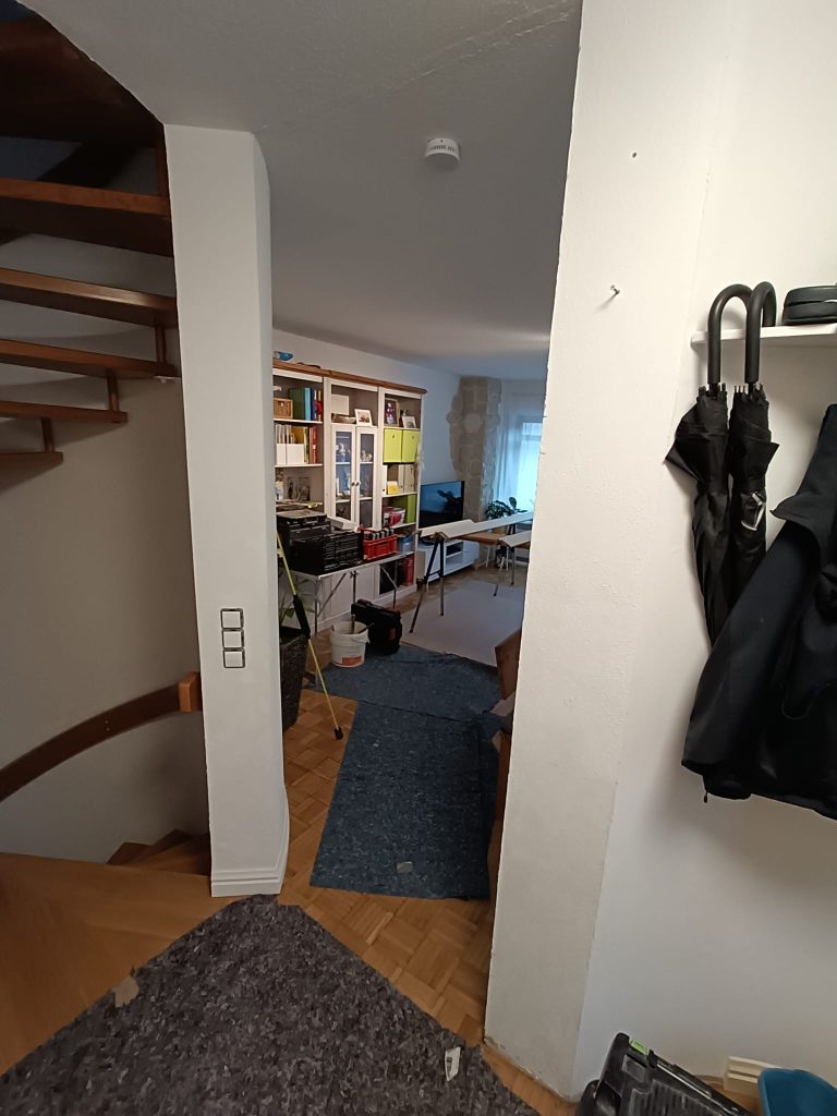 Wohnung mit Laminat